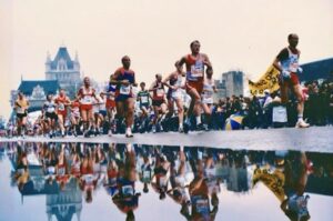 John Aylmer, London Marathon 1991